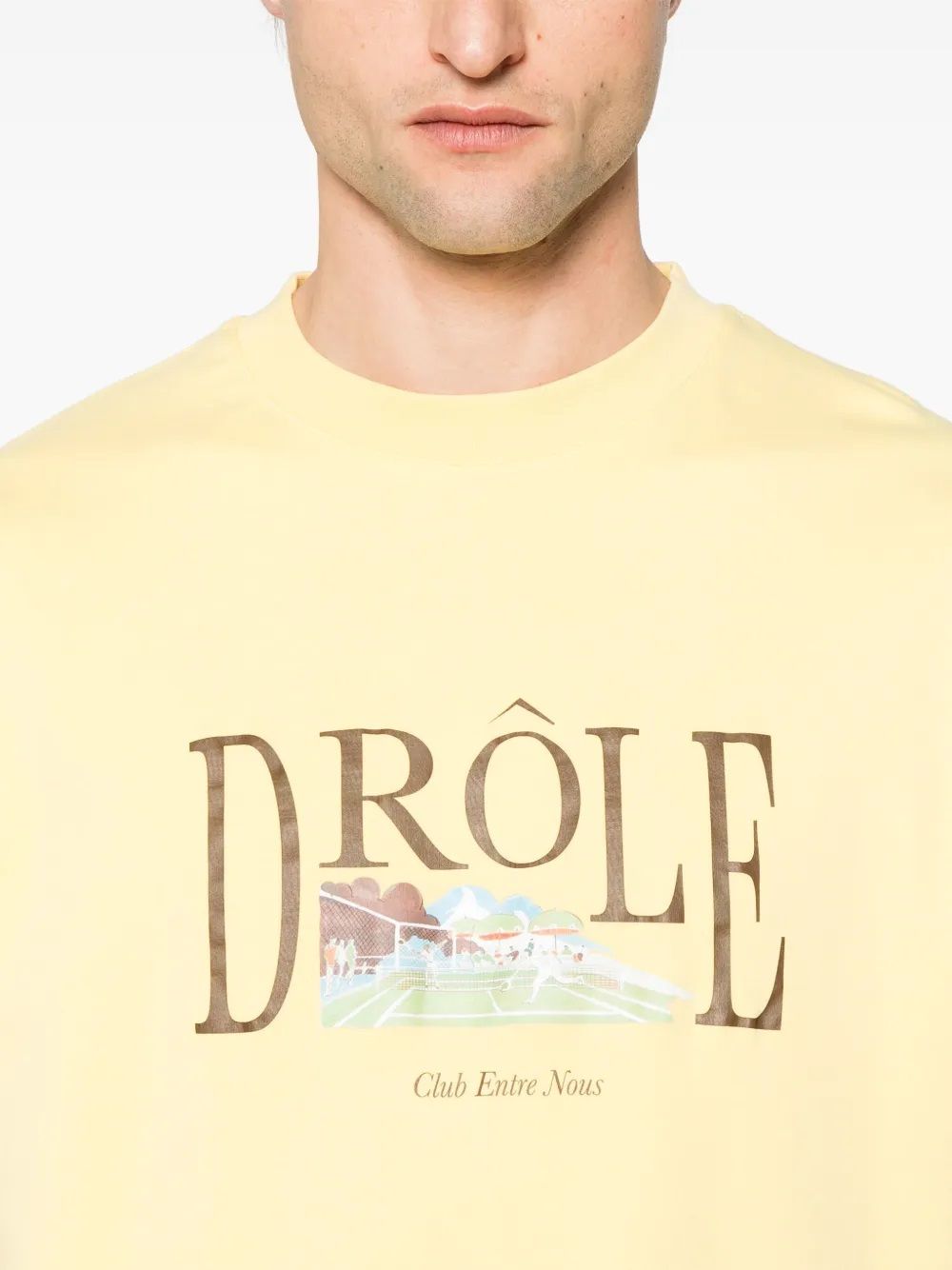 Tシャツ・カットソー DROLE DE MONSIEUR SS25 (TS246 CO002OFFWHITE) Upgrade Your Style with DRÔLE DE MONSIEUR SS25 T-Shirt